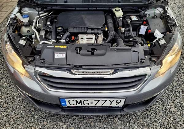 Peugeot 308 cena 36000 przebieg: 174000, rok produkcji 2017 z Wyszogród małe 781